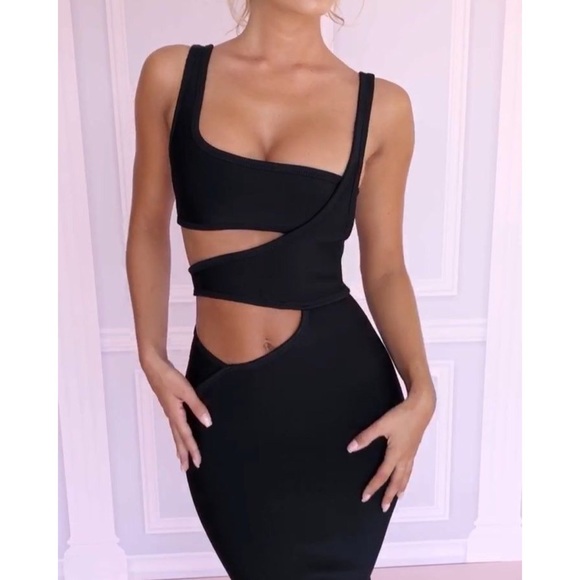 ON HOLD ❌ HOUSE OF CB XS Miya Bandage  Midi Dress - Picture 9 of 16